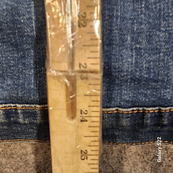 Tommy Hilfiger Jacket Womens Large Blue Denim Jean Button Front Utility Vintage - Picture 8 of 9